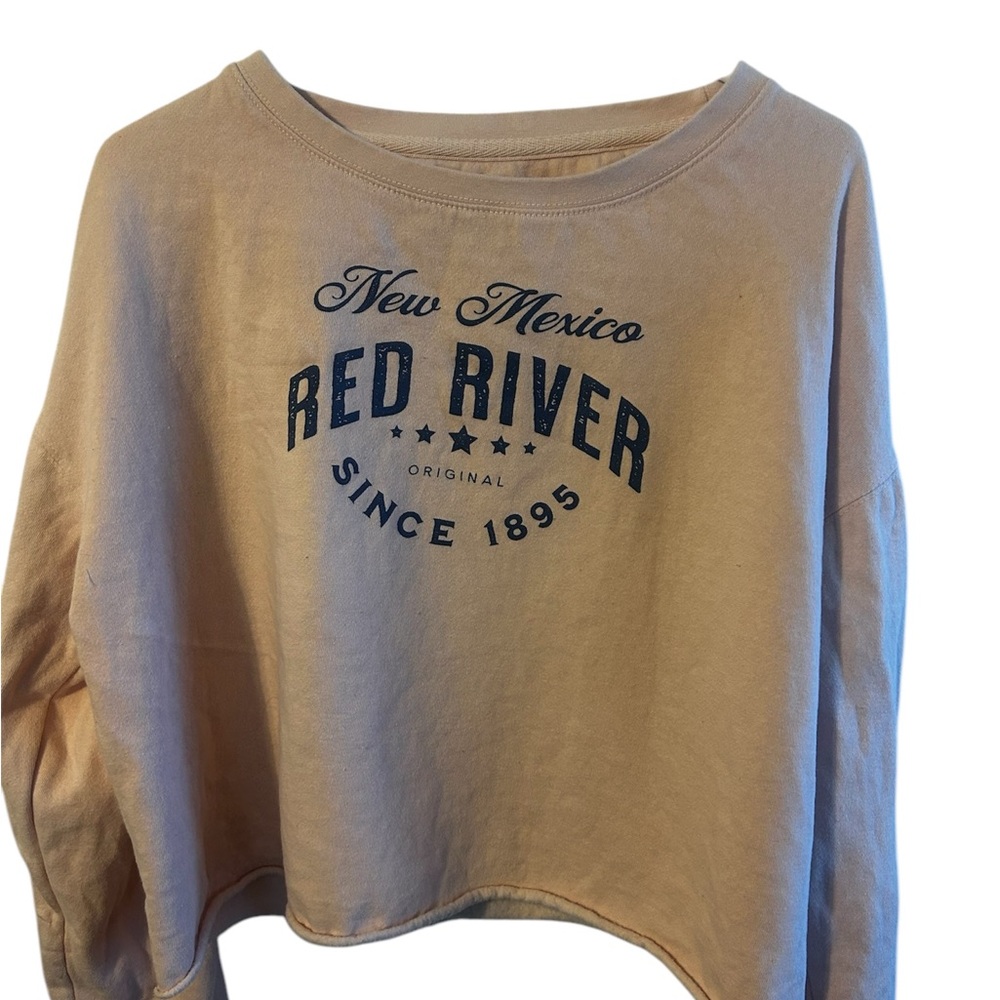 New Mexico Red River Beige Sweatshirt